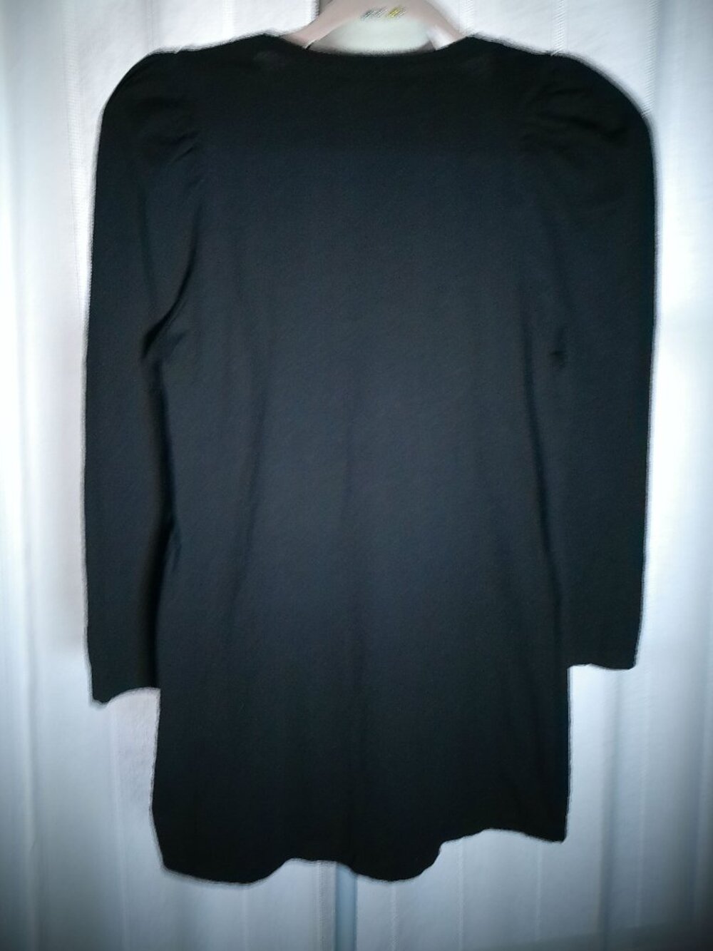 TUCKERNUCK POMANDER PLACE 3/4 Sleeve Scoop Neck Black Top S View 3
